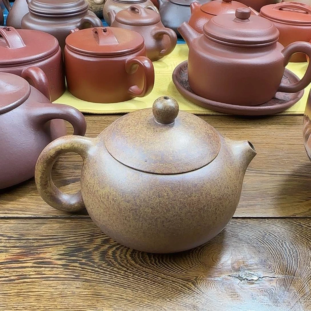 紫砂茶壶西施柴烧