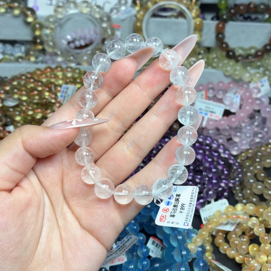 水晶手链未镶嵌喜马拉雅白阿塞卡10