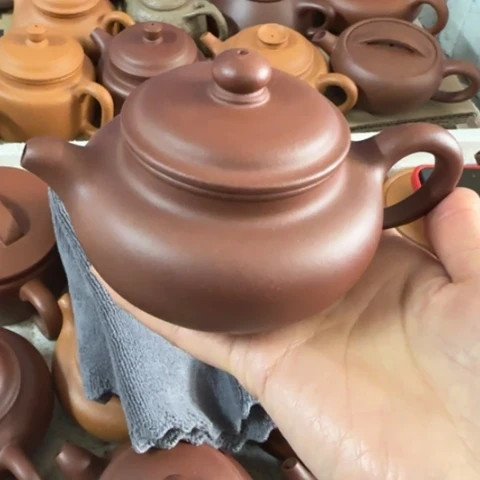 紫砂茶壶底槽泥料250c c