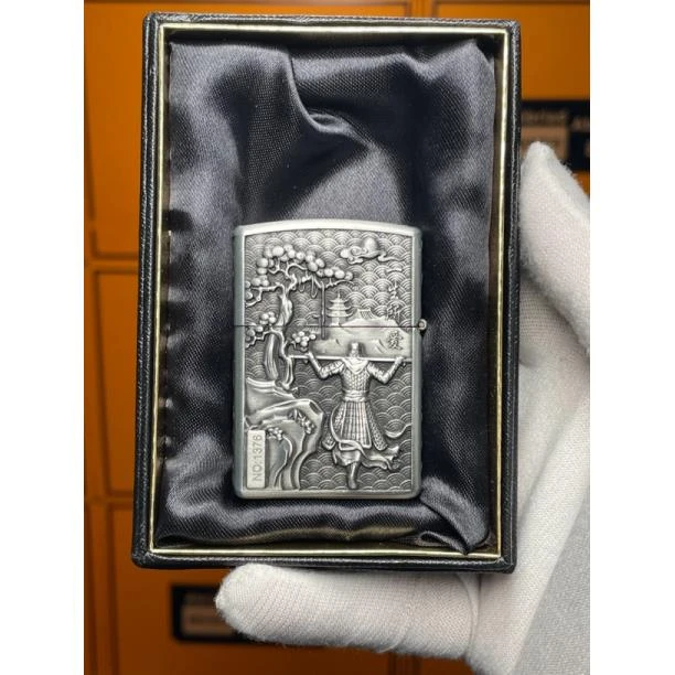 复古 Zorro佐罗 古银一生所爱重工精雕煤油打火机zk30-2