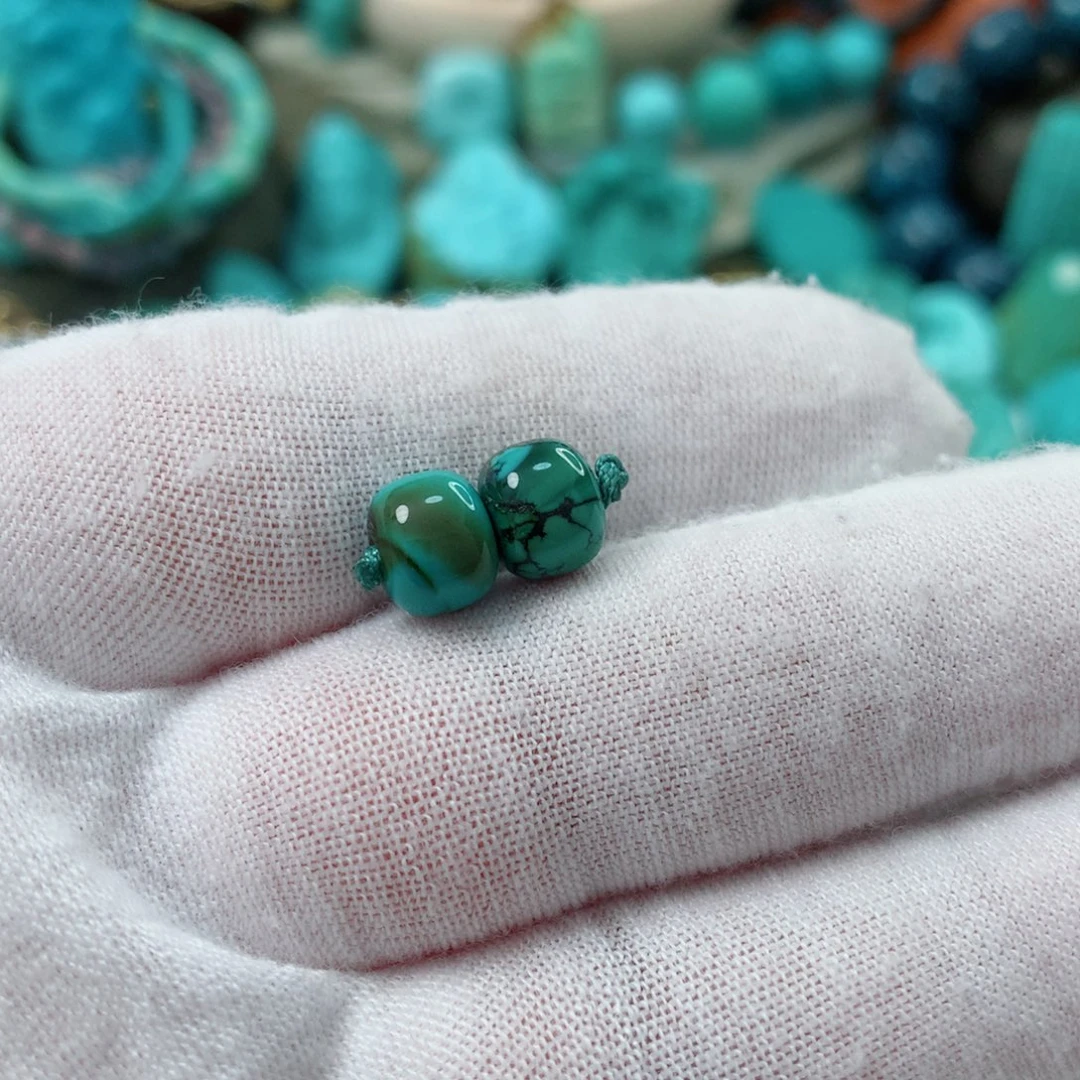 绿松石未镶嵌珠宝半成品