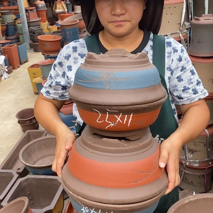 紫砂花盆紫砂花盆