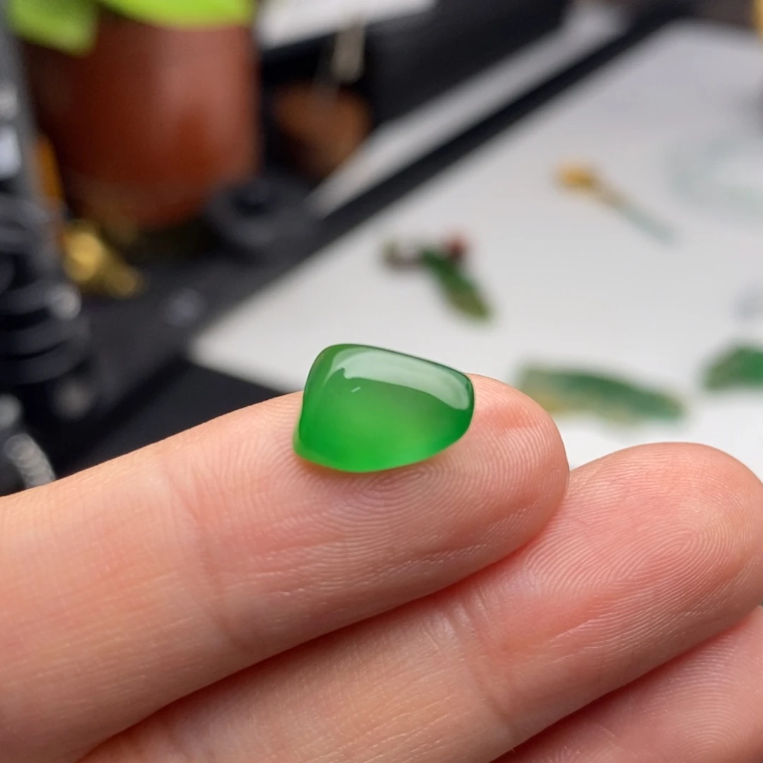 定制翡翠未镶嵌  柠檬超推荐