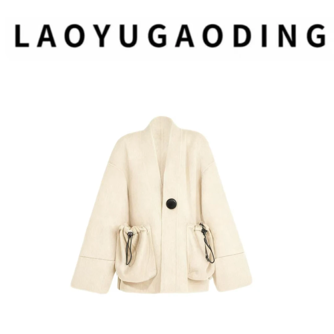 【LAOYUGAODING】高品质-2505新款毛呢大女款外套