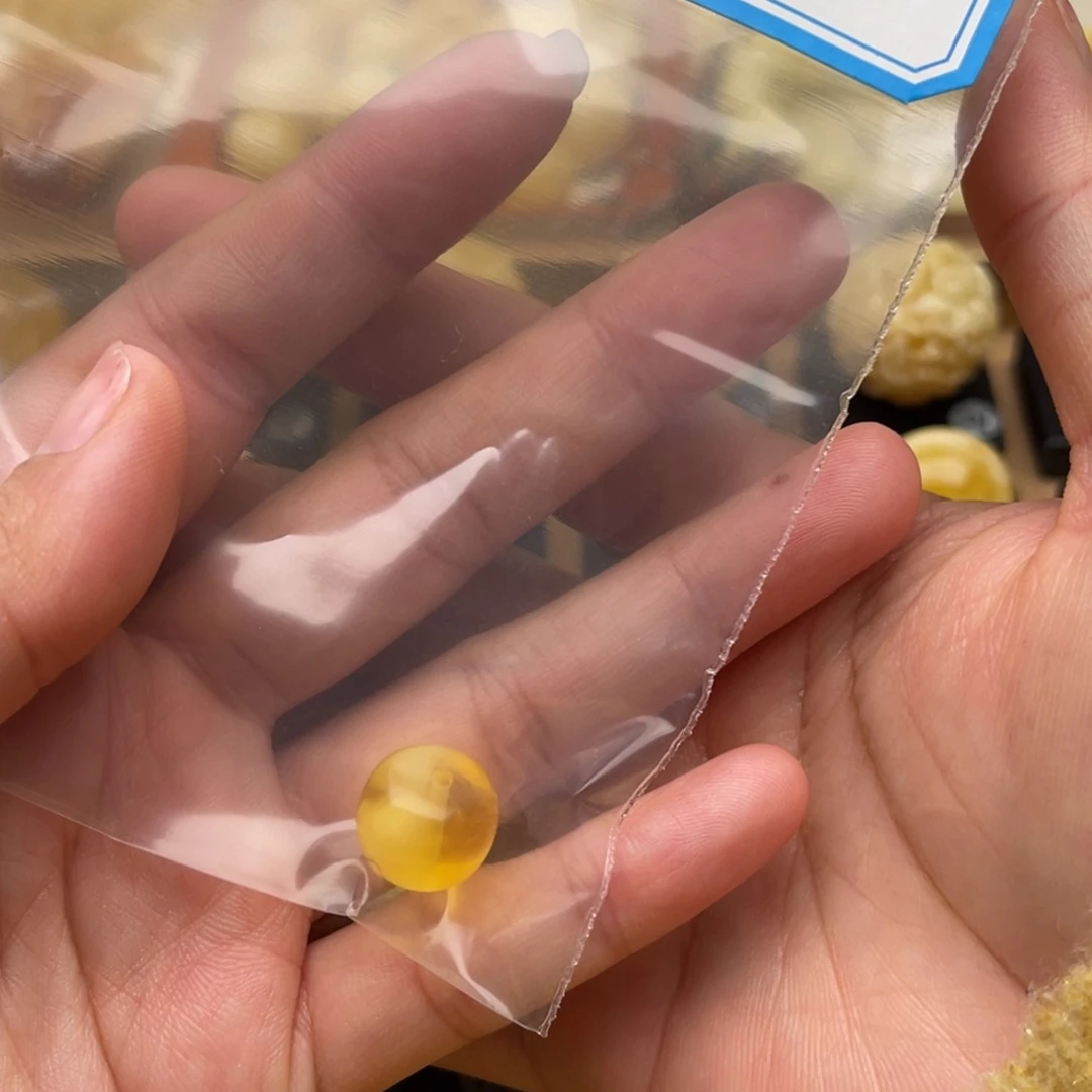 琥珀未镶嵌裸石蜜蜡墩子12+笑