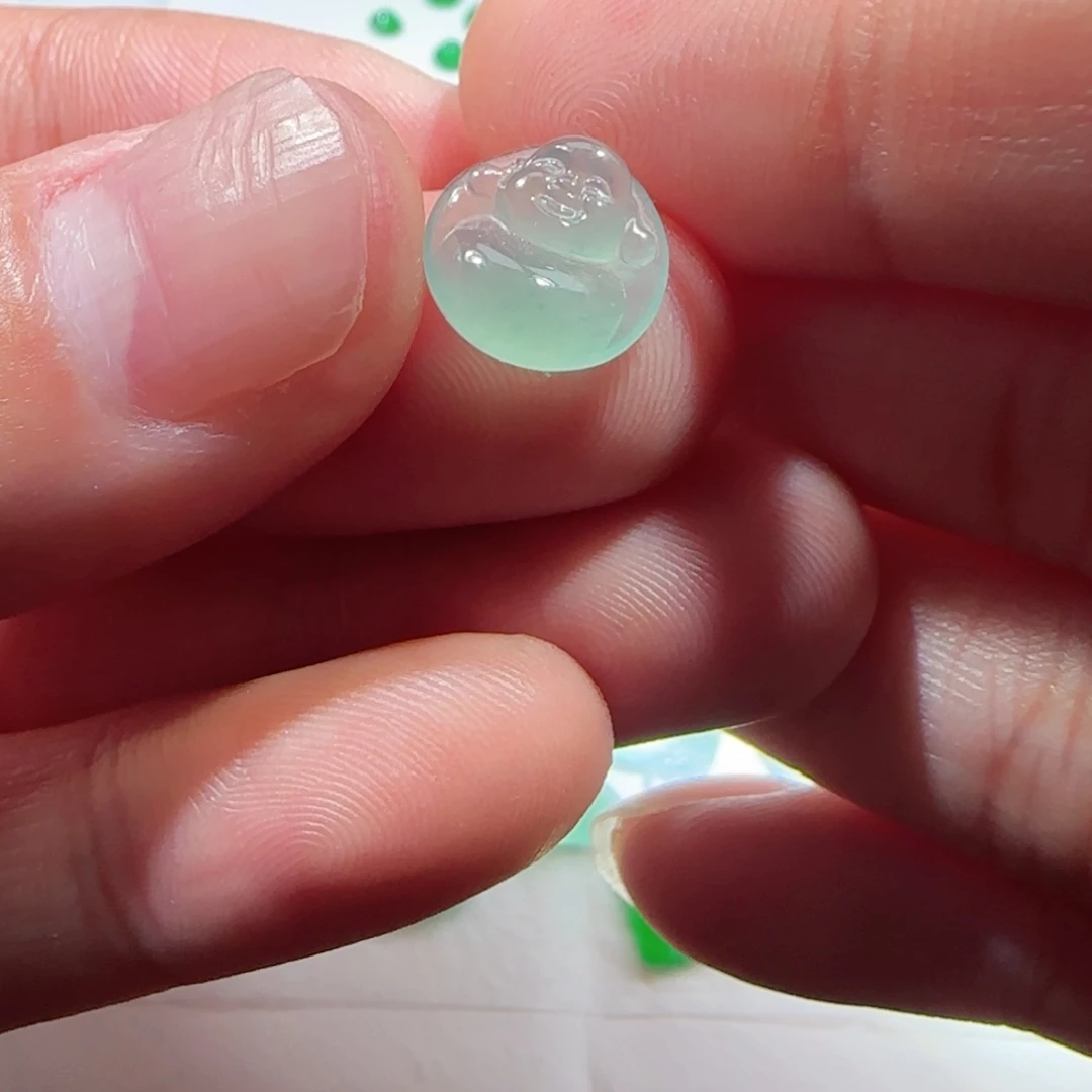 定制翡翠未镶嵌缅甸天然翡翠佛