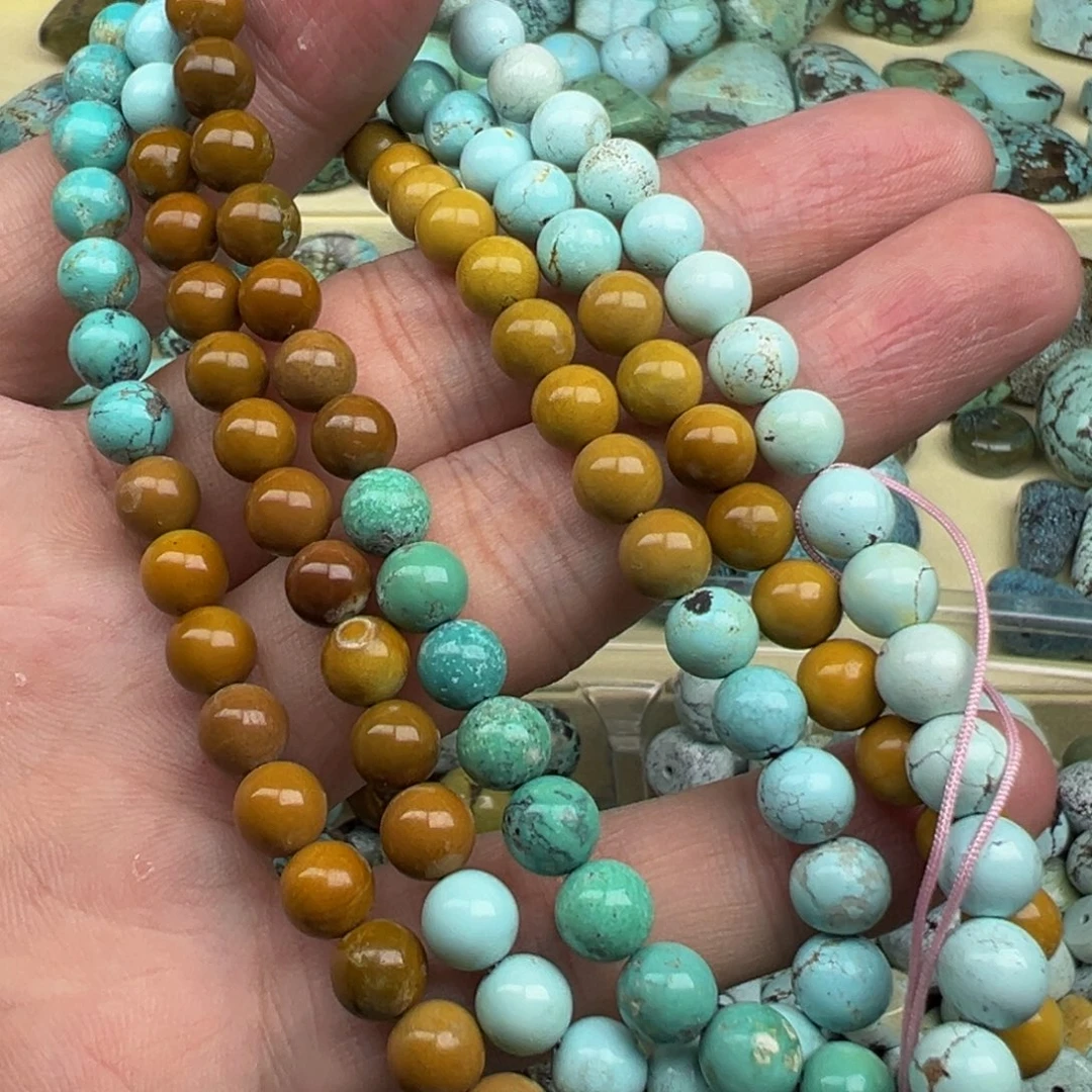 绿松石未镶嵌配饰卡6.5