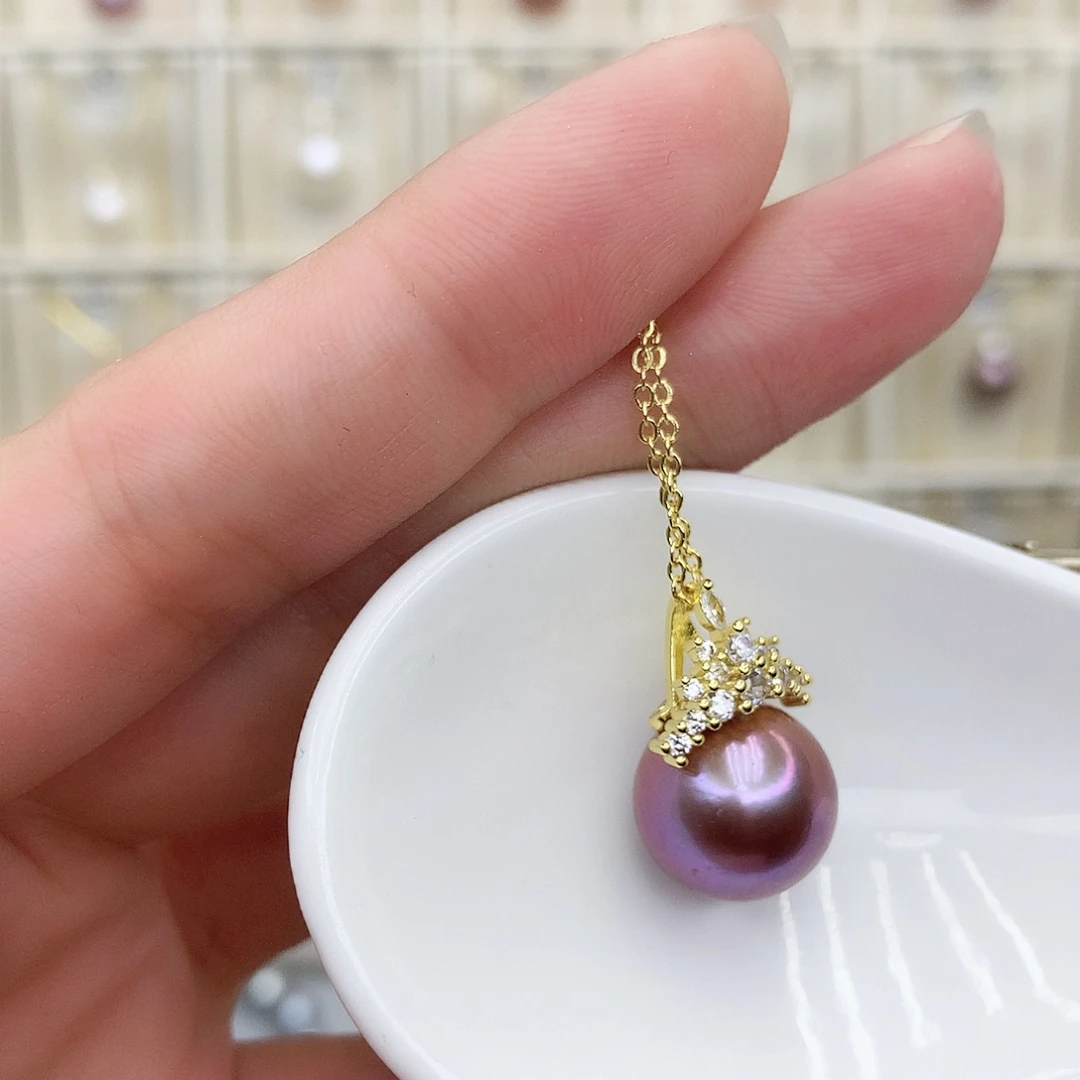 淡水珍珠颈饰合金