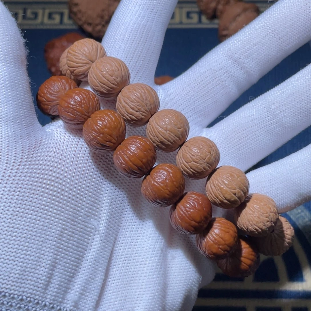 文玩核桃吊坠14mm凤羽猴头全品，无科技