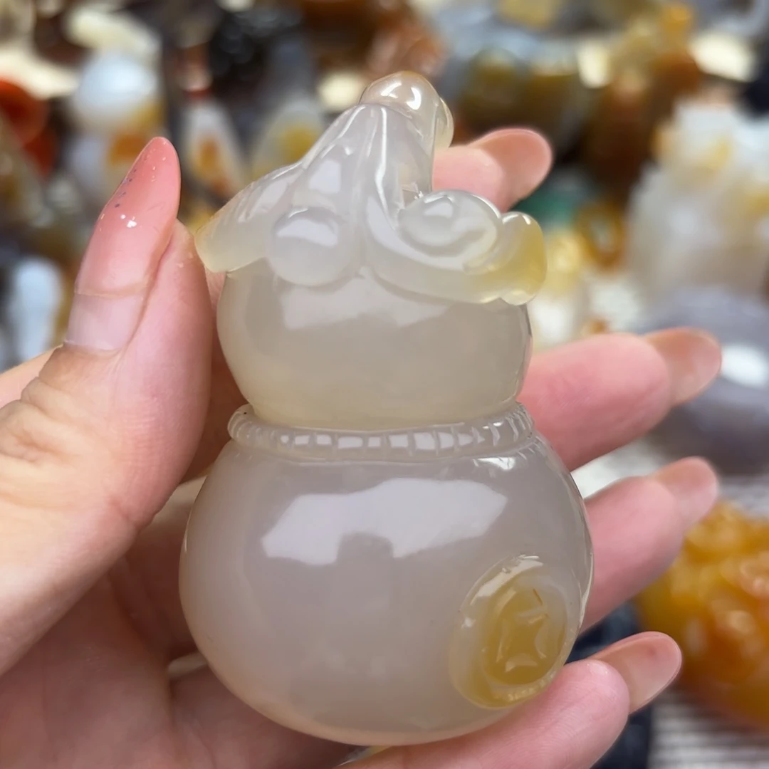 玛瑙/玉髓把件未镶嵌