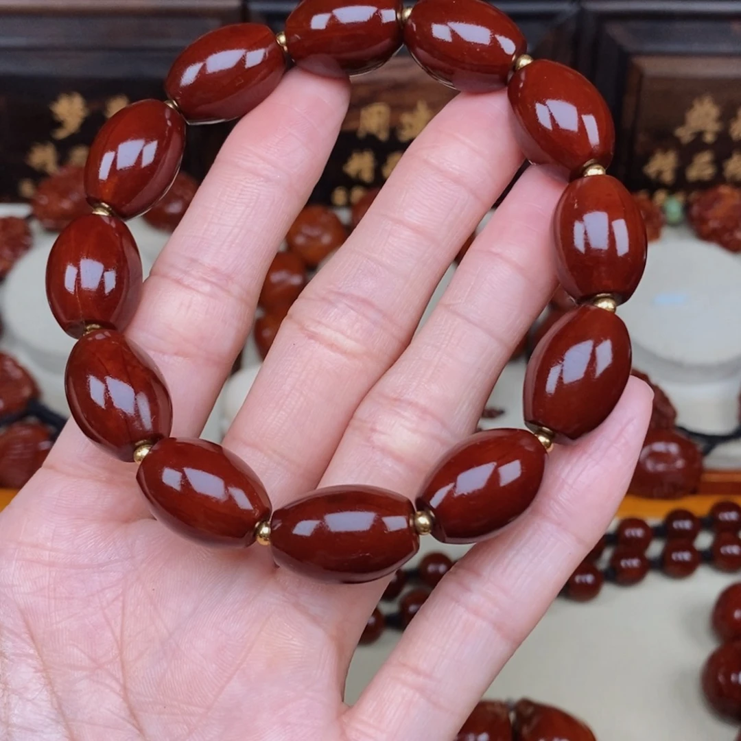 橄榄核手串蜡***?素核，