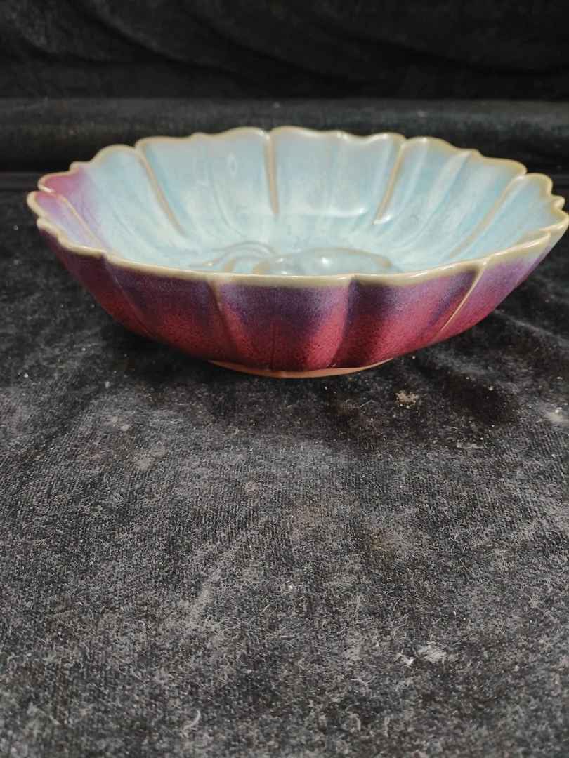 钧窑花口洗88888