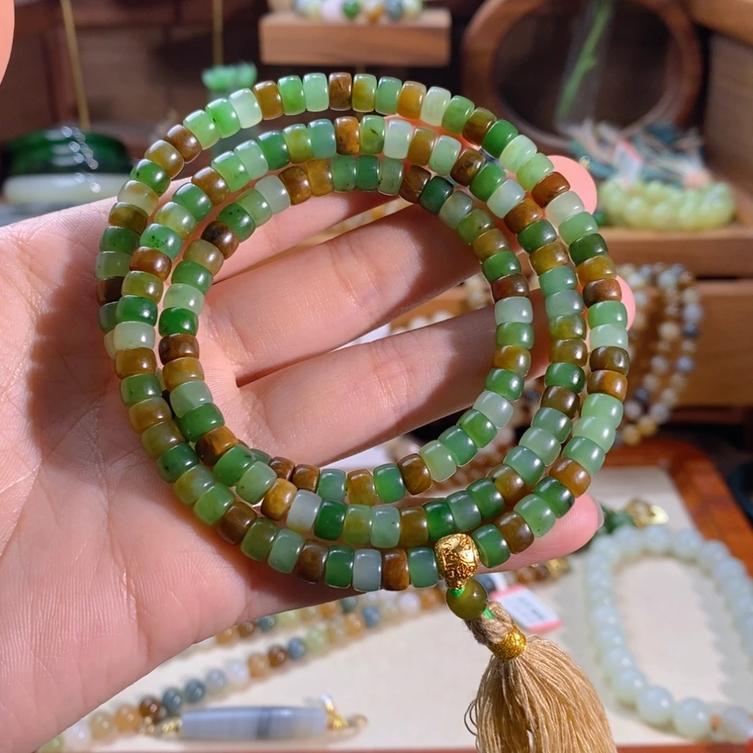 和田玉未镶嵌手链