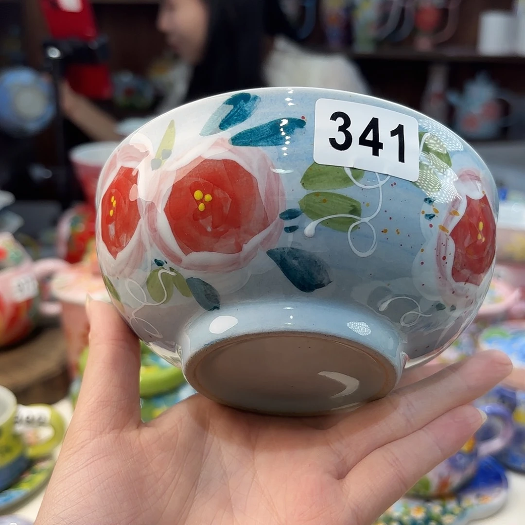 瓷片景德镇手绘高温釉下彩陶瓷茶具