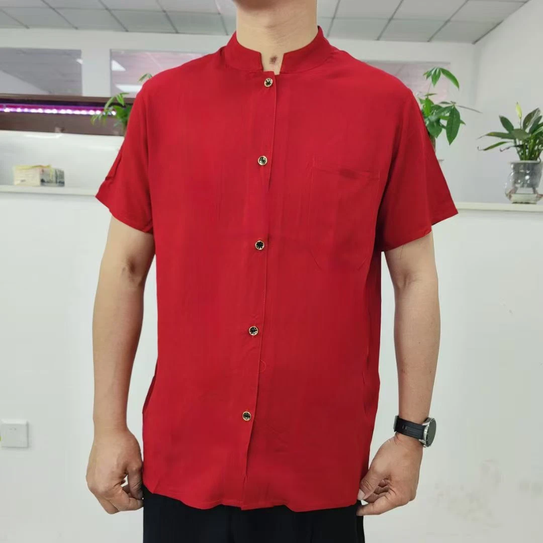 常规宽松型常规款薄款中老年上装夏季透气套装中式