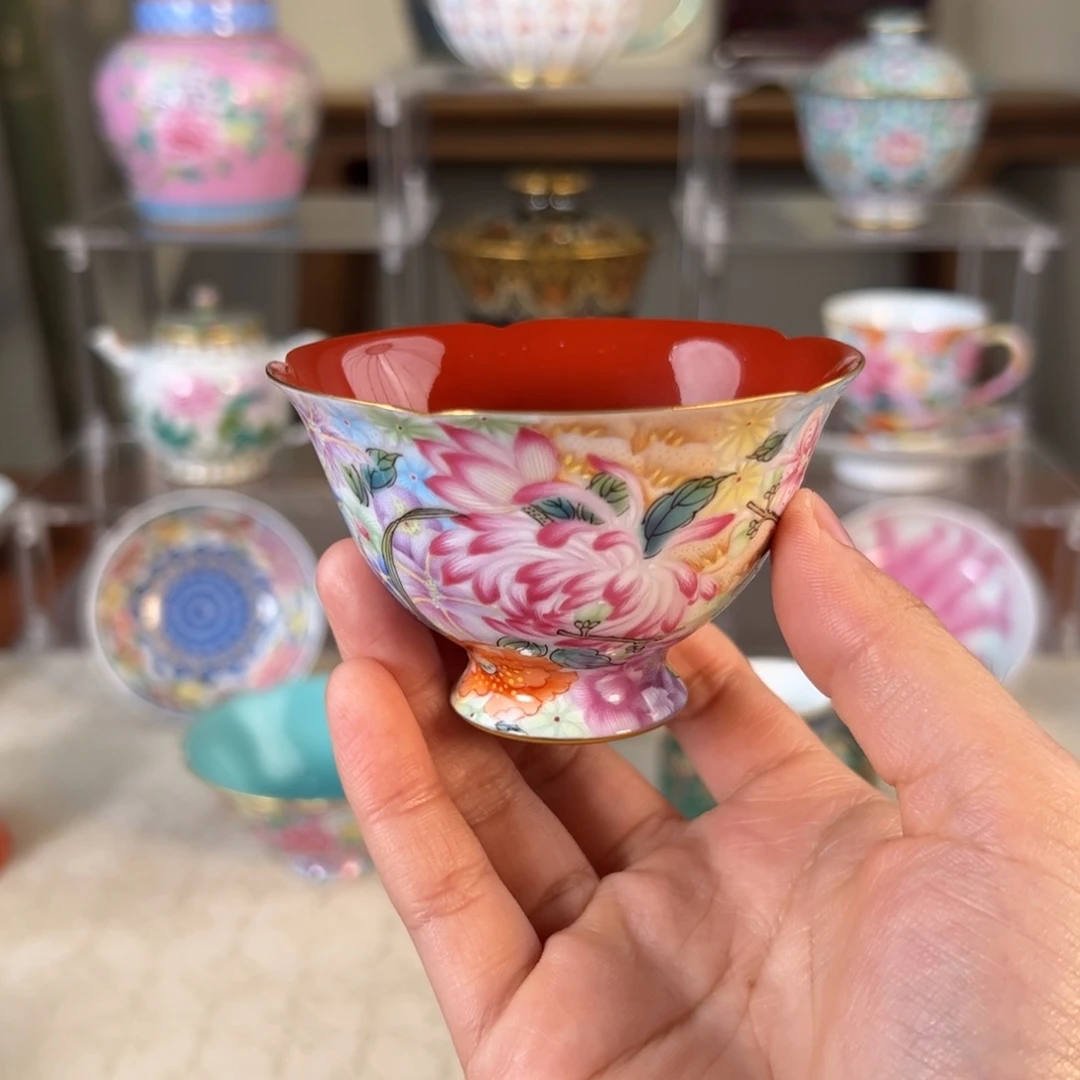纯手工手绘 高端茶器
