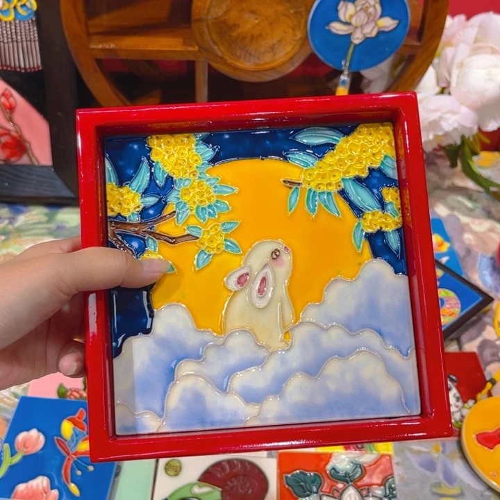 瓷片瓷板画艺术作品