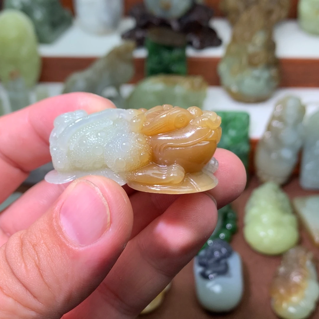 和田玉未镶嵌吊坠(不含链)