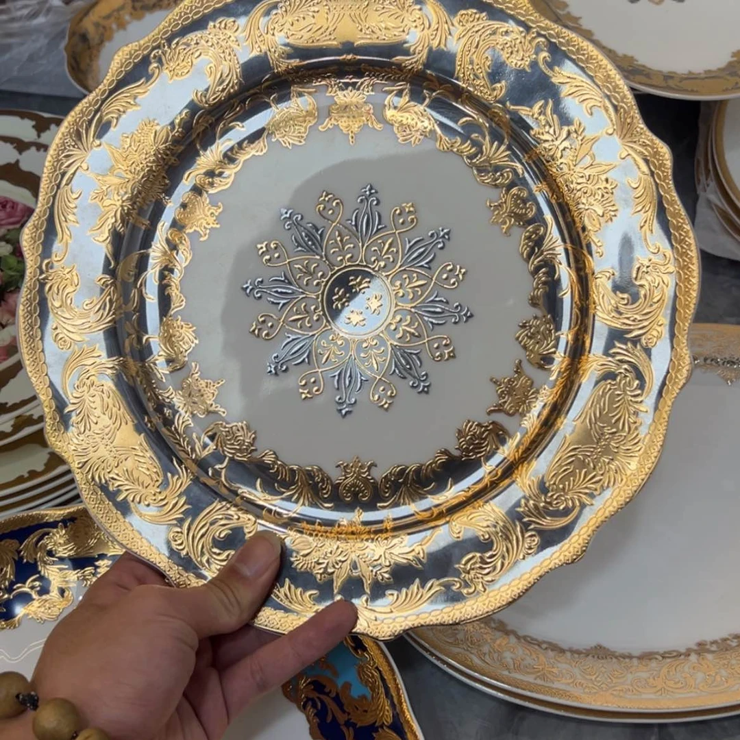 【闪购商品】瓷片君11寸平盘两个一单