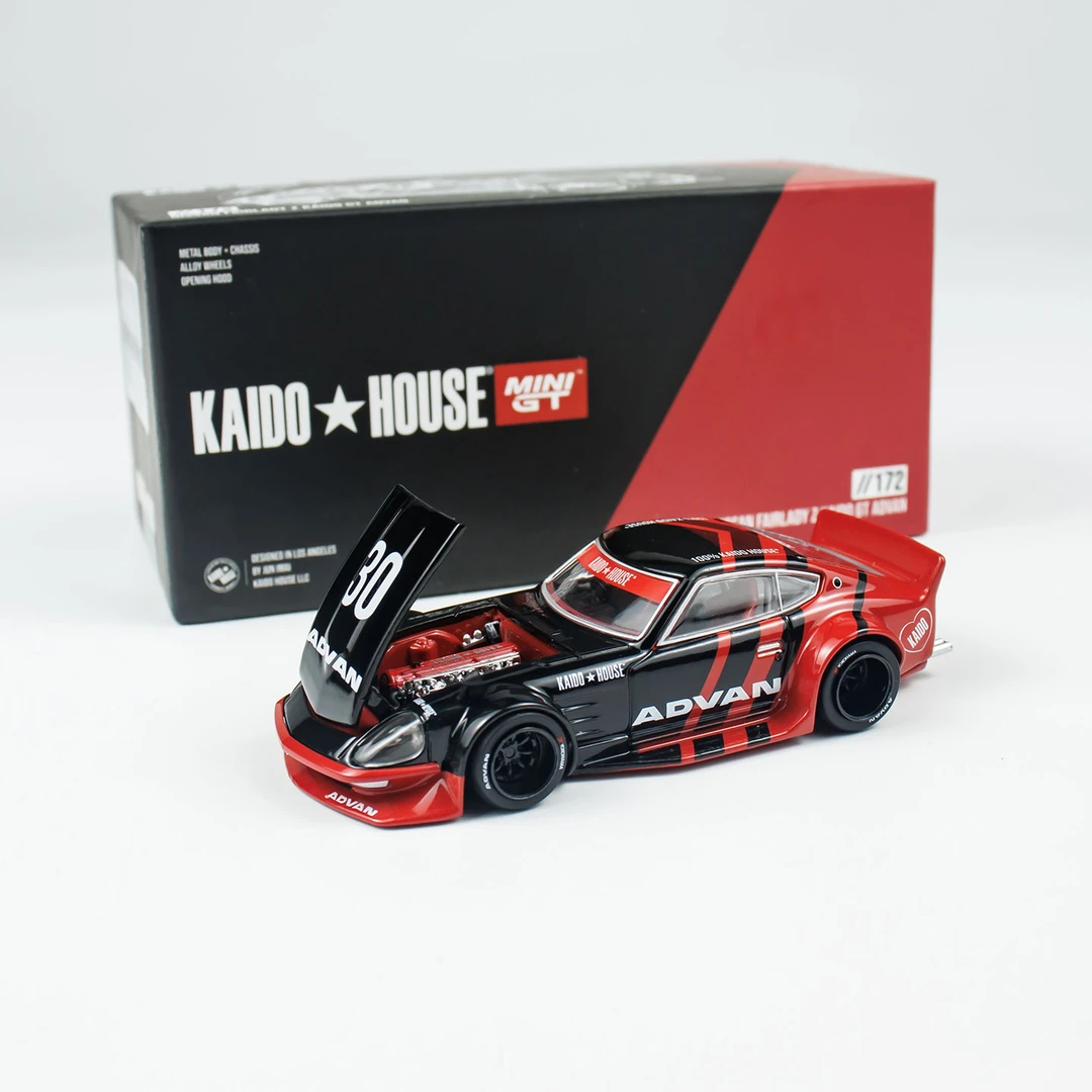 Kaido House MINIGT车模 1:64 合金 日产Z ADVAN小比例汽车模型
