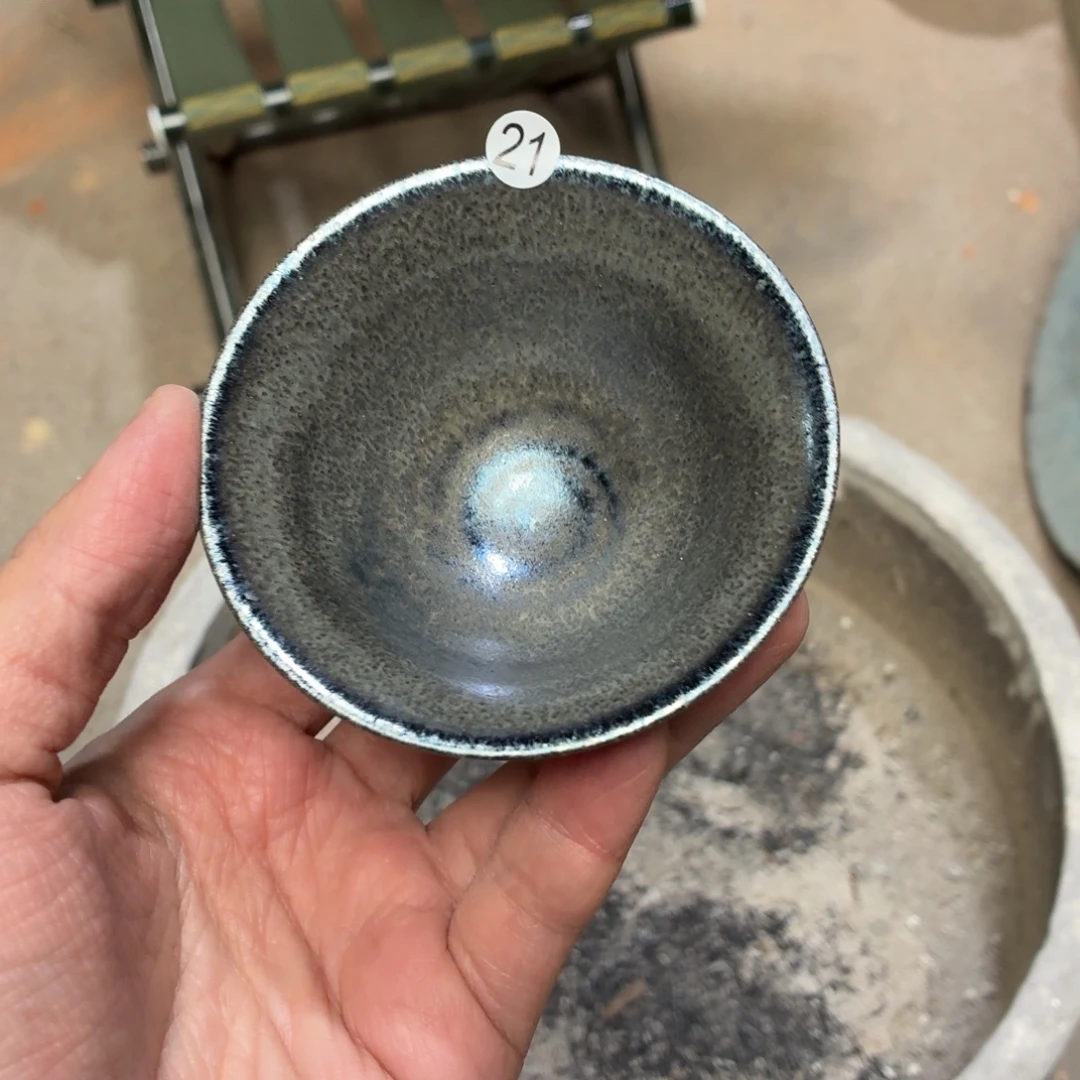 茶盏松风渡柴烧建盏甄选