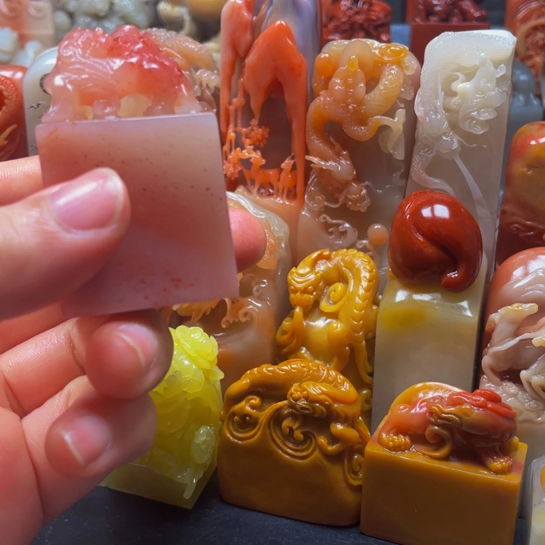 寿山石印石精美寿山