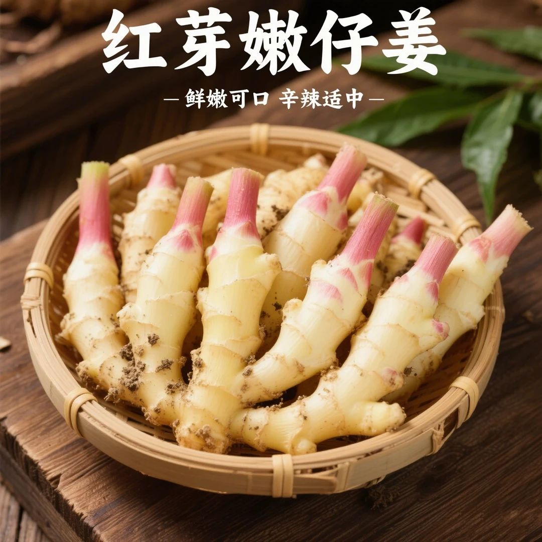 山东嫩姜新鲜仔姜子姜姜红芽生姜黄姜现挖
