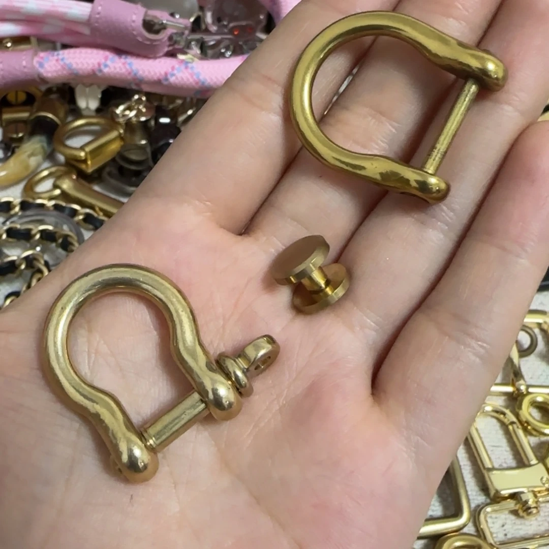 0.5高工字钉10个铜马蹄6个合金马蹄20个