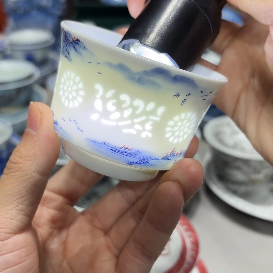 盖碗景德镇茶具高温