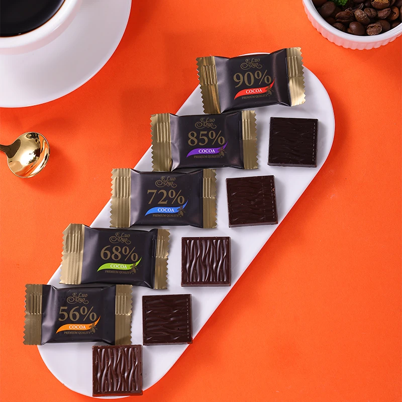 俄罗斯进口俄洛哆迷你黑巧克力200克/袋