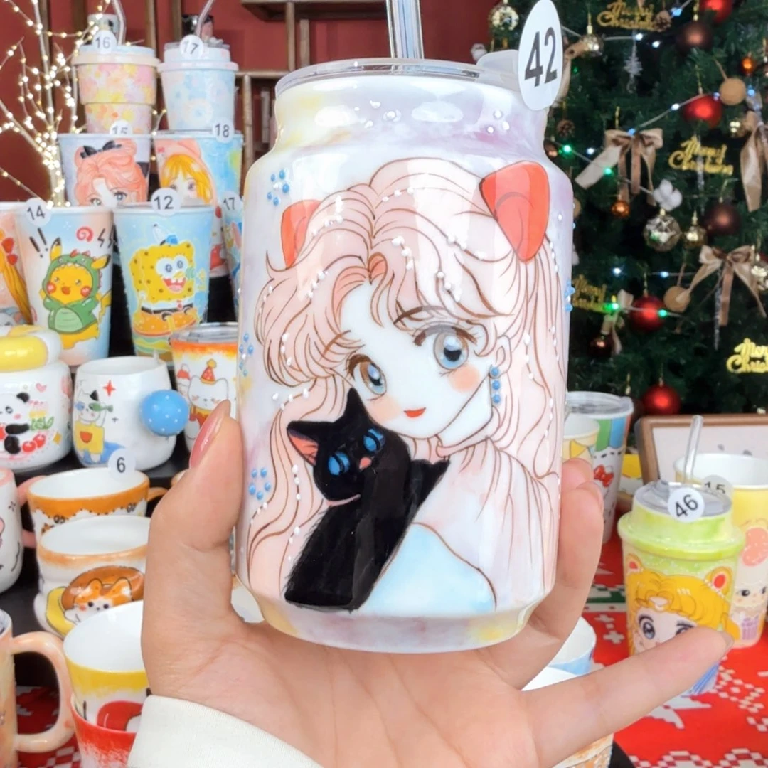 ﹶ***️陶景德镇手绘高温釉下彩玉泥