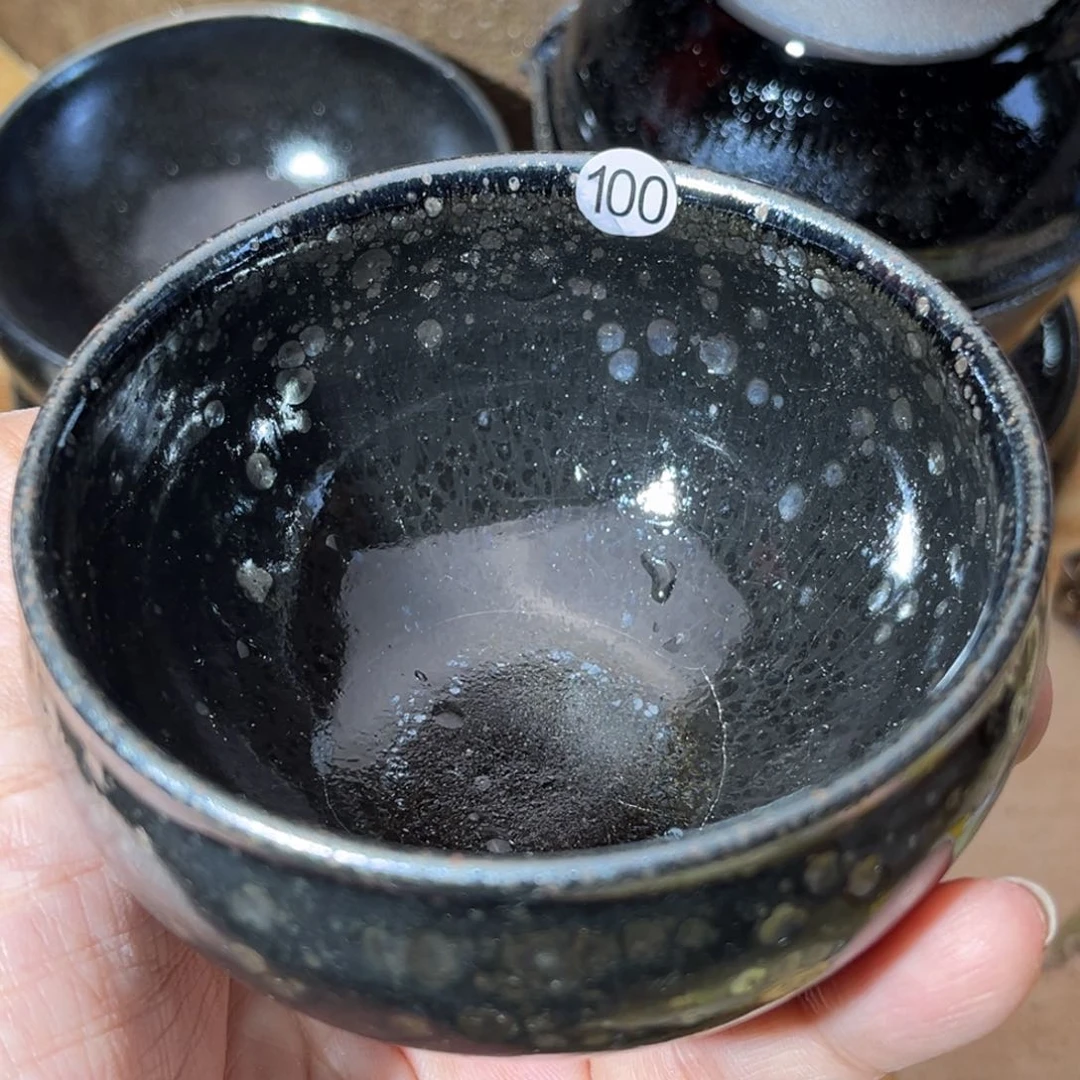 茶盏义兴龙窑坚持真柴烧微瑕