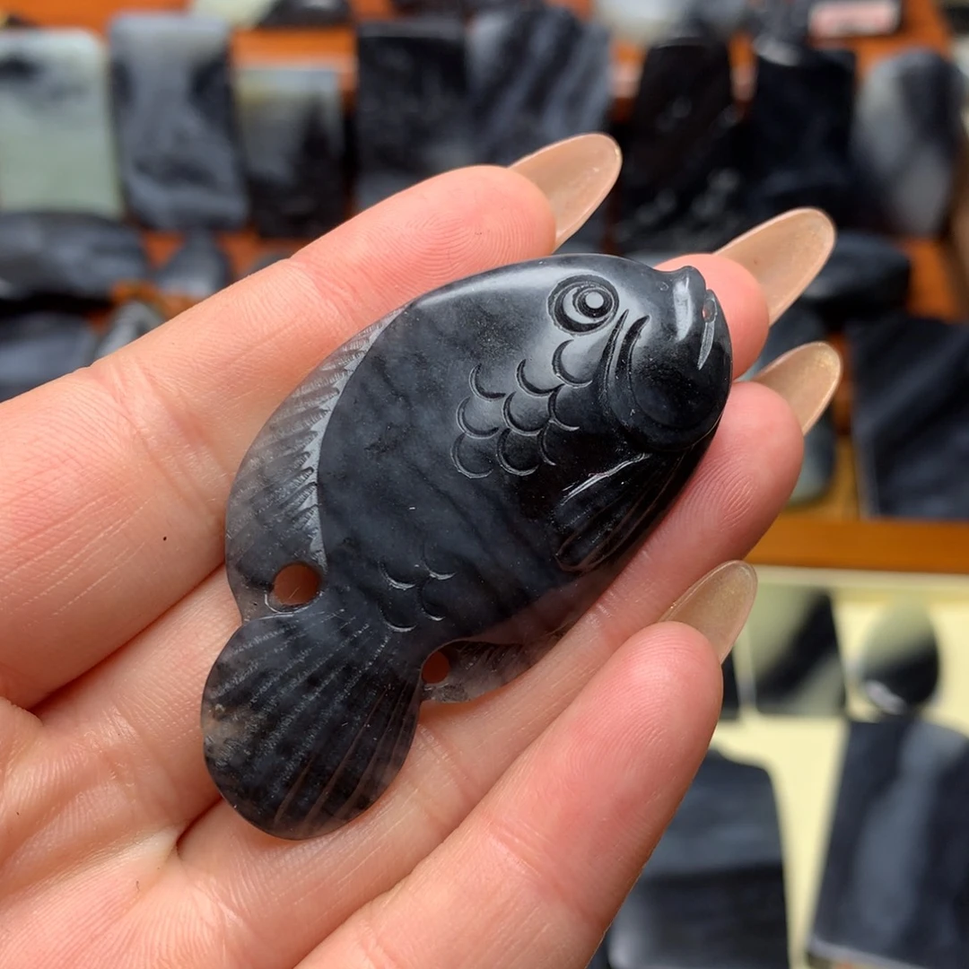 和田玉吊坠(不含链)未镶嵌