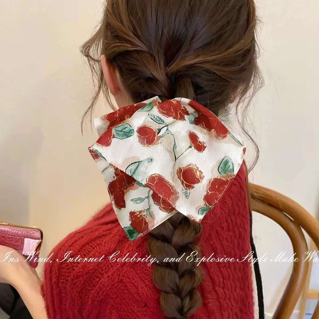 【按编号拍】2025新款原创发圈超大版甜美风少女感超仙气质发饰发绳