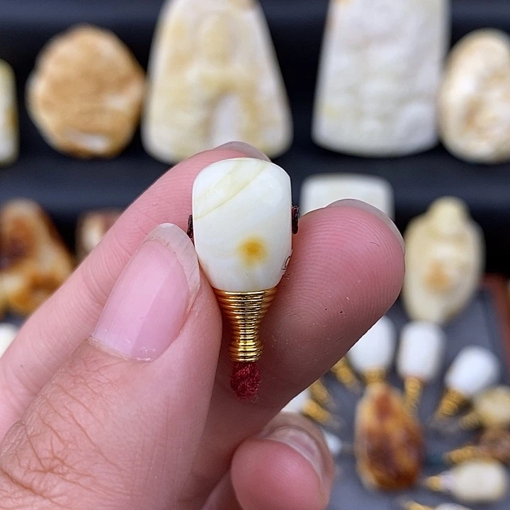 琥珀未镶嵌裸石10三通c724