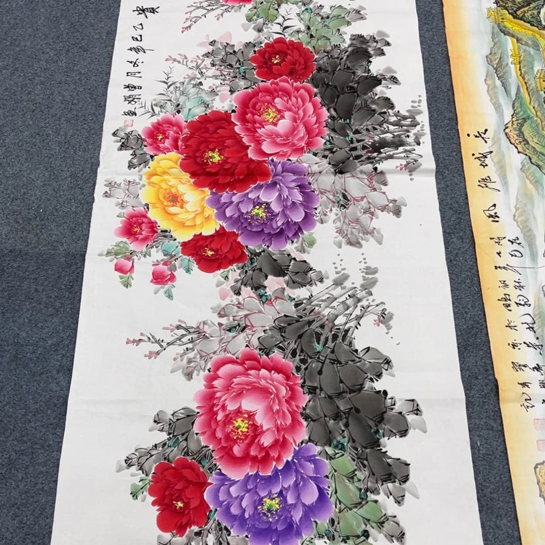 国画宣纸手绘，手工作品