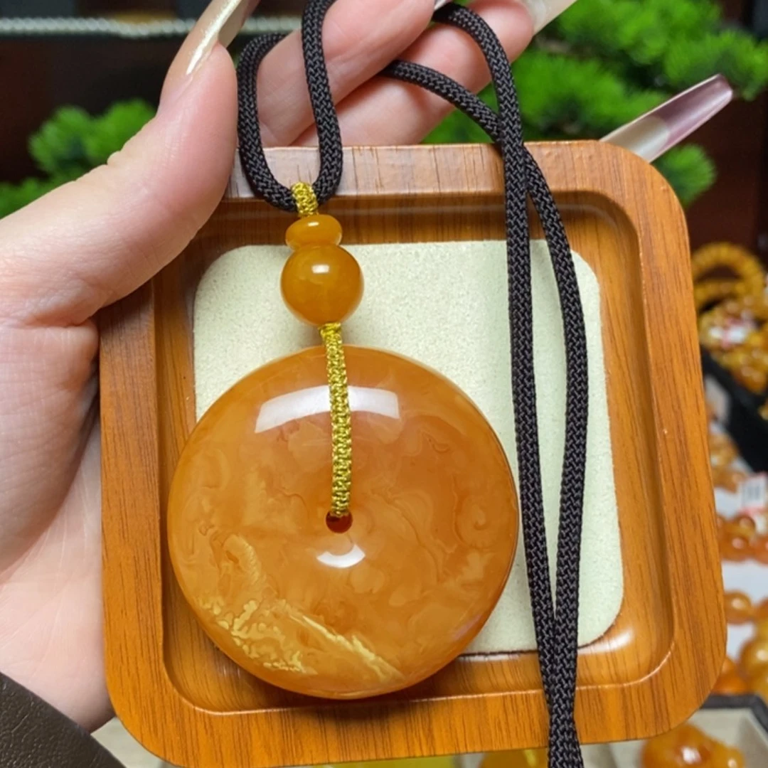 【闪购商品】蜜蜡颈饰未镶嵌项链