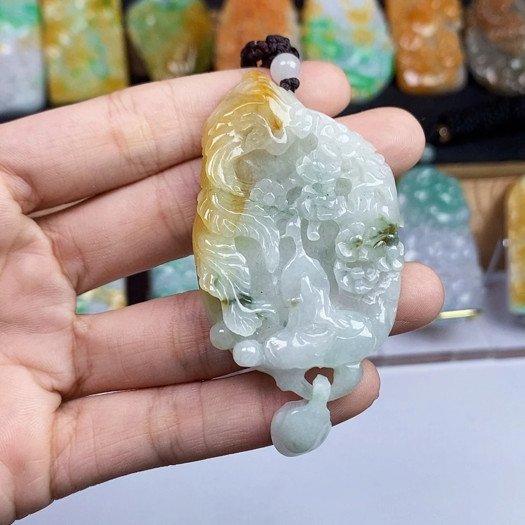 翡翠未镶嵌颈饰966875799