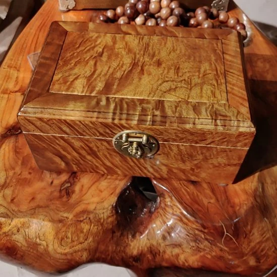 小叶桢楠金丝楠木首饰盒