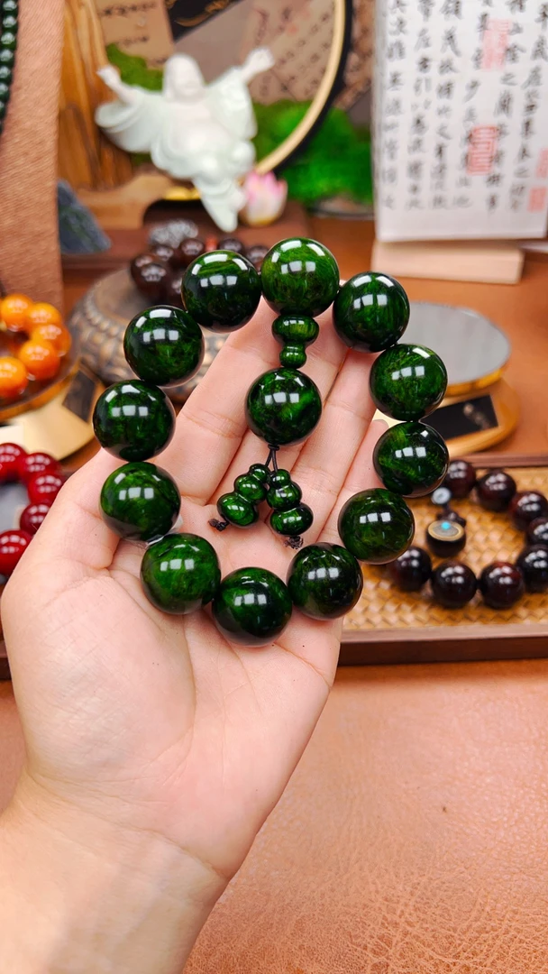 2.0水墨丹青留疤琥珀木【584】