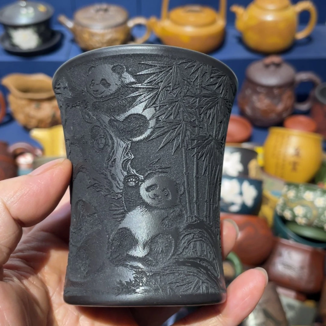 原矿紫砂手工主人杯