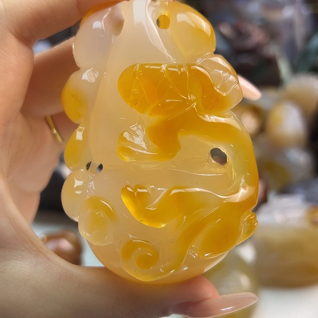 玛瑙/玉髓合金颈饰