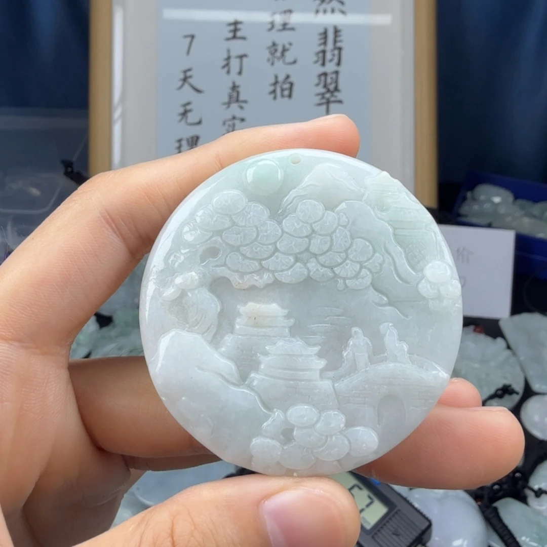 翡翠未镶嵌颈饰翡翠