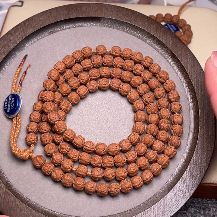 手串金刚菩提猫**跑精品毕业高桩佛手108尺寸7.2