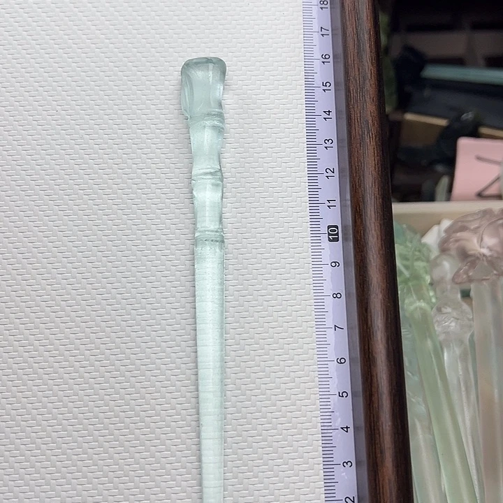 蛇纹石玉未镶嵌发簪