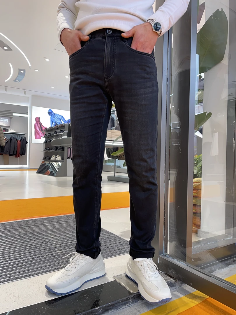 Septwolves/七匹狼2025春夏新款窄脚牛仔裤（3502）