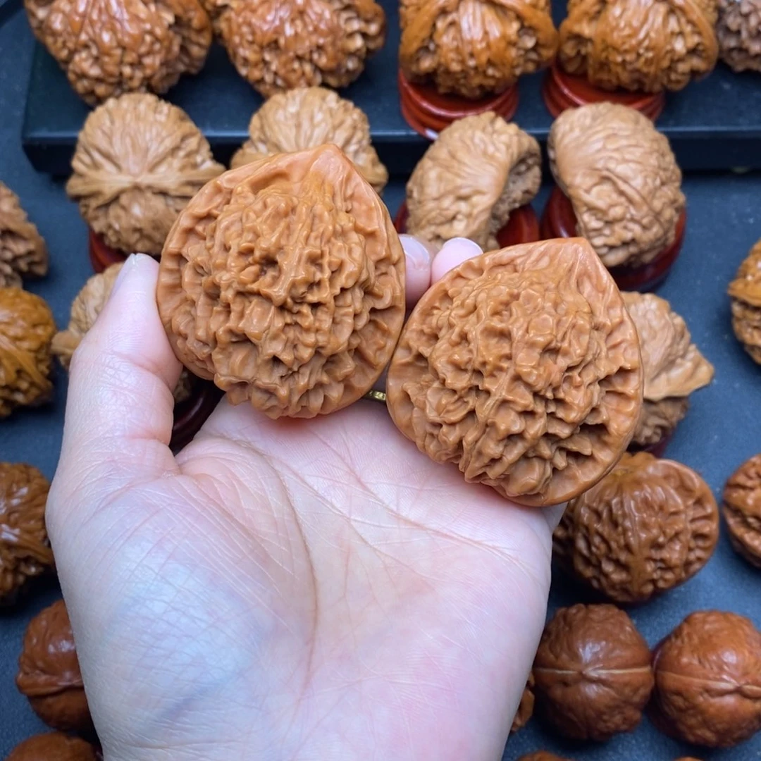 文玩核桃把件47官帽