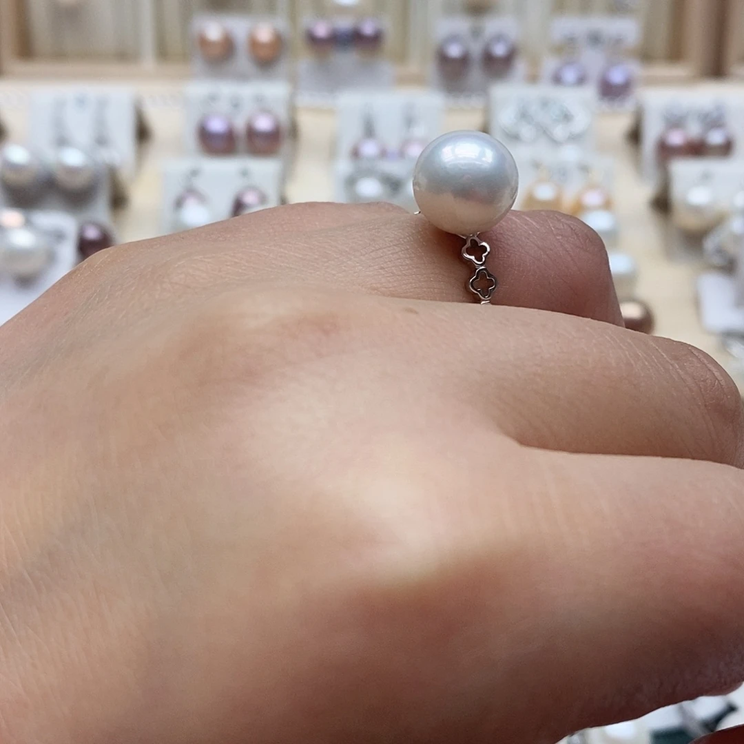 颈饰淡水珍珠银S925镶嵌