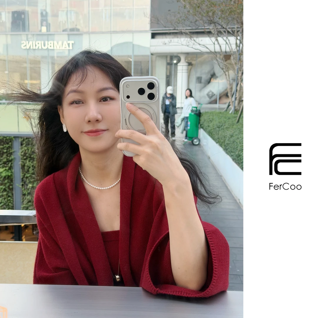 FERCOO“唤醒早春”慵懒风法式羊绒羊毛混纺抹胸宽松开衫两件套套装