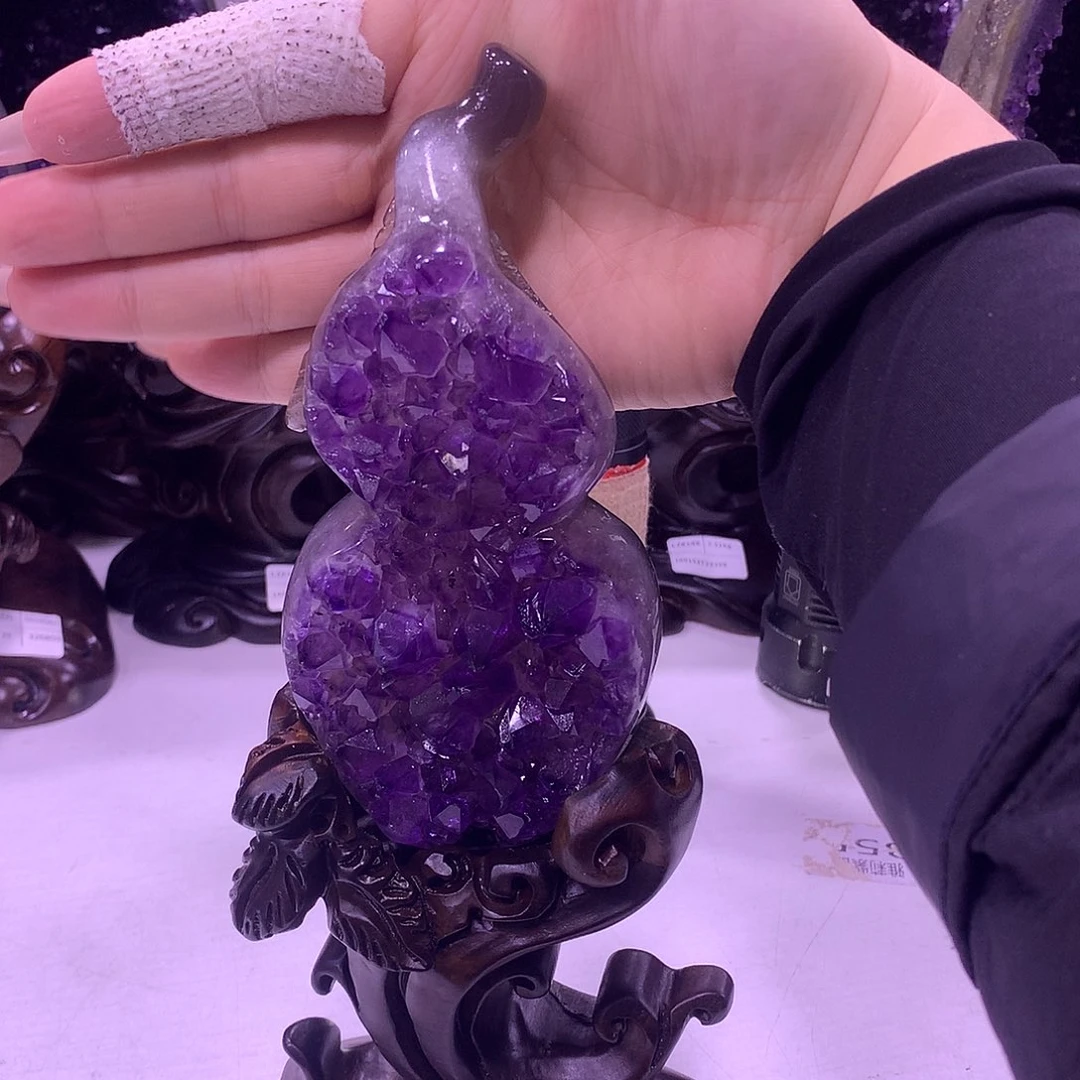 未镶嵌大型摆件（非配饰）紫晶